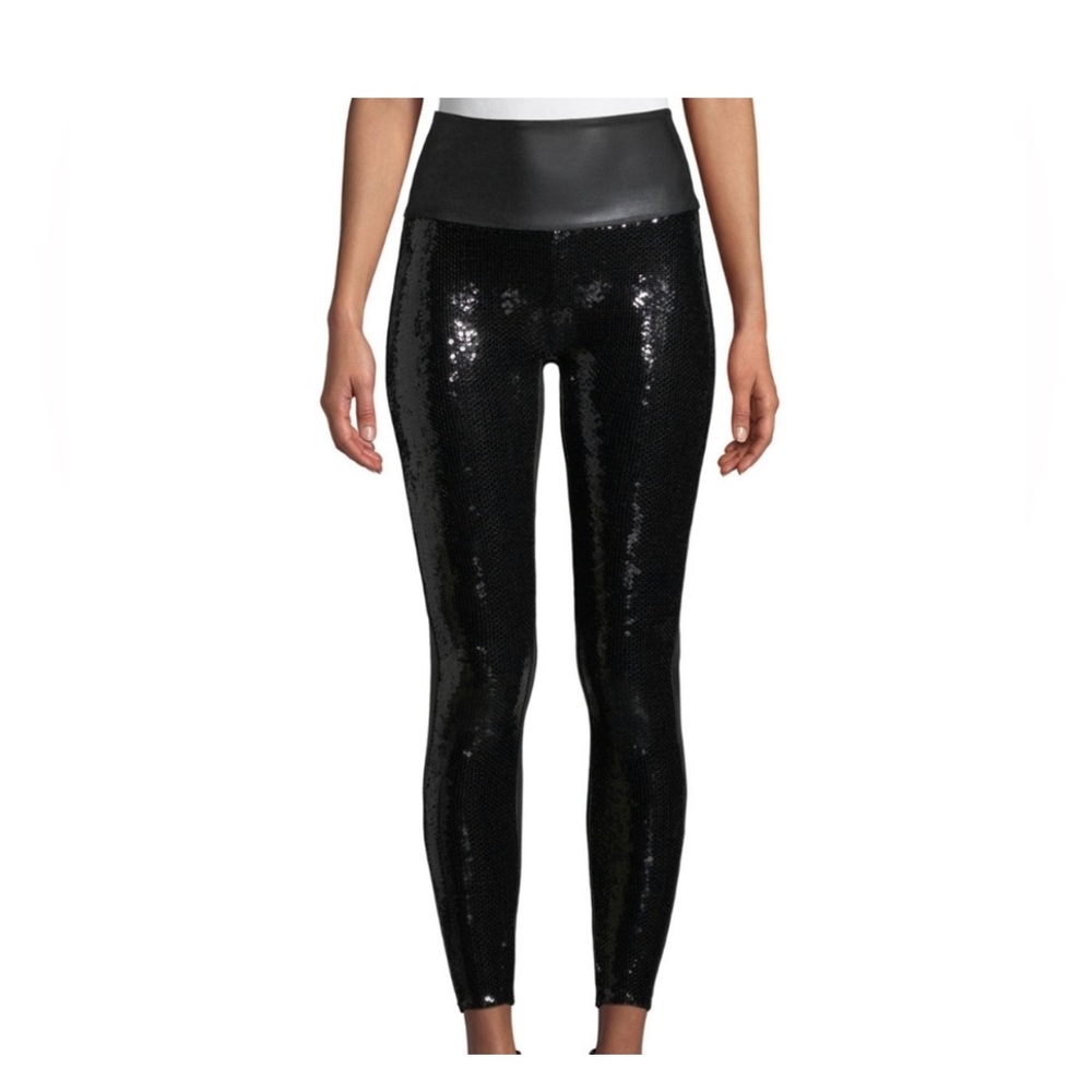 SPANX faux leather sequin legging